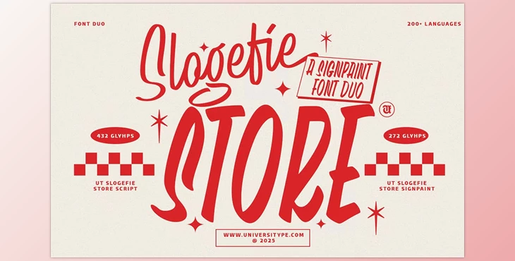 Download Slogefie Store Font Duo (CreativeMarket 291222257)