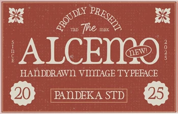 Download Alcemo - Hand-Drawn Vintage <span class='badge badge-warning'>Serif</span> (<span class='badge badge-warning'>CreativeMarket</span> 291241148)