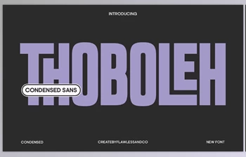 Download Thoboleh - Condensed Sans <span class='badge badge-warning'>Serif</span> (<span class='badge badge-warning'>CreativeMarket</span> 291373209)
