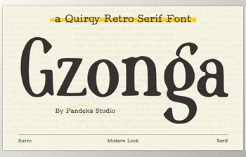 Download Gzonga - <span class='badge badge-warning'>Retro</span> Charm Serif (CreativeMarket 291373005)