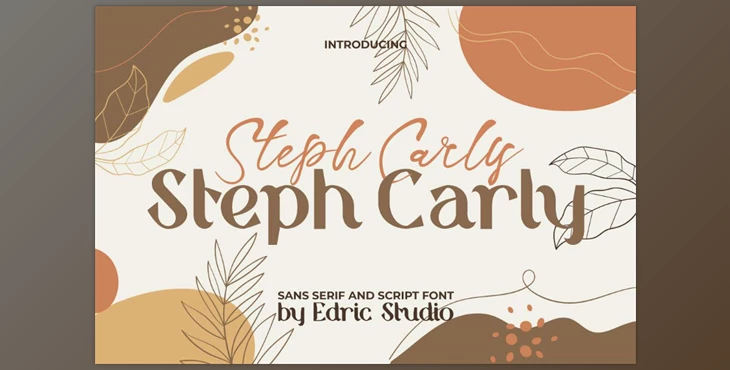 Edric Studio - Download Steph Carly Font