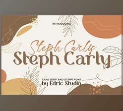 Edric Studio - Download Steph Carly Font