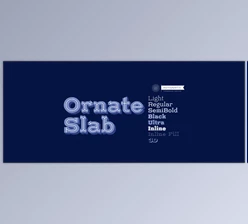 MyFonts - Download Ornate Slab AOE Font Family