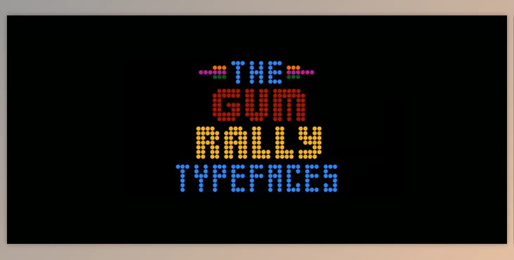 MyFonts - Download Gum Rally AOE Font Family