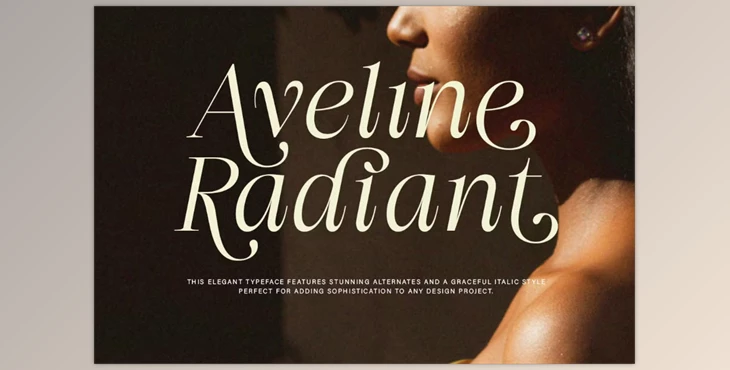 Download Aveline Radiant Font (CreativeMarket 291378664)