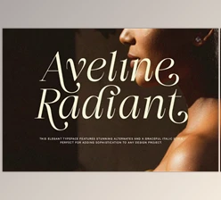 Download Aveline Radiant Font (CreativeMarket 291378664)