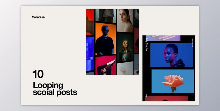 Download Looping Cards For Social Media Posts (Videohive 57806921) - AE Project