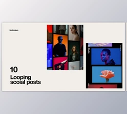 Download Looping Cards For Social Media Posts (Videohive 57806921) - AE Project