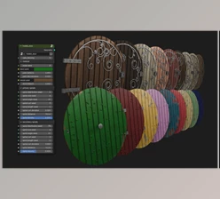 Gumroad - Download Hobbit door generator - geometry nodes [Blender]