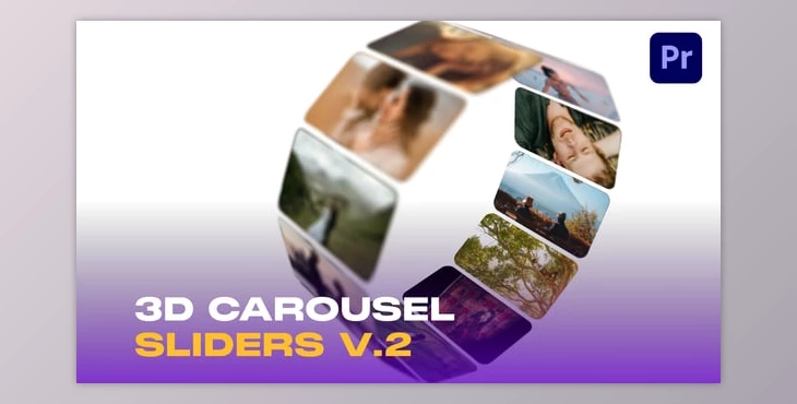 Download 3D Carousel Galleries for Premiere Pro (Videohive 57874392) - PR Project