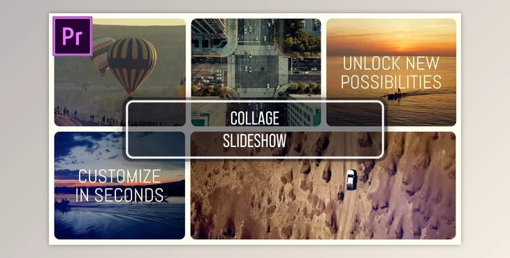 Download Collage Slideshow | Split Screen Opener MOGRT (Videohive 57842127) - PR Project