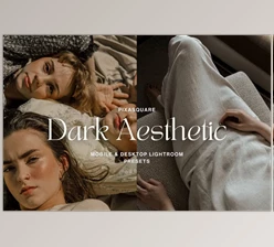 Download Dark Aesthetic Lightroom Presets For Mobile And Desktop (CreativeMarket 291228741)