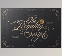 Download Regality - Luxury Romance Script (CreativeMarket 291409105)