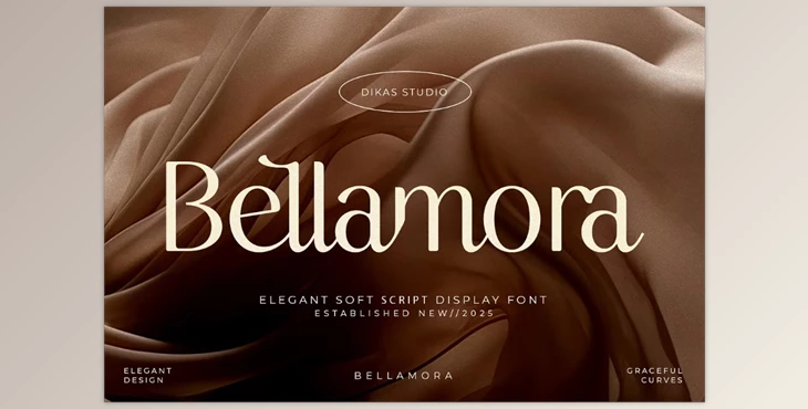 Download Bellamora - Aesthetic Script Font (CreativeMarket 291372974)