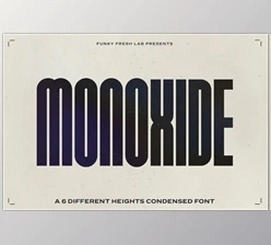 YouWorkForThem - Download Monoxide Font Family