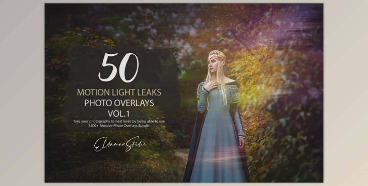 Artstation - Download 50 Motion Light Leaks Photo Overlays - Vol. 1