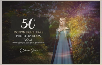 Artstation - Download 50 <span class='badge badge-warning'>Motion</span> Light Leaks Photo Overlays - Vol. 1