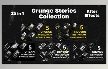 Download <span class='badge badge-warning'>Grunge</span> Instagram Stories Collection 25in1 (<span class='badge badge-warning'>Videohive</span> 57843692) - AE <span class='badge badge-warning'>Project</span>