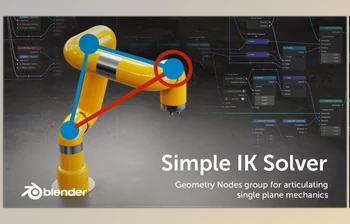 Gumroad - Download Simple IK Solver Node Group for <span class='badge badge-warning'>Blender</span>
