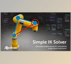 Gumroad - Download Simple IK Solver Node Group for Blender