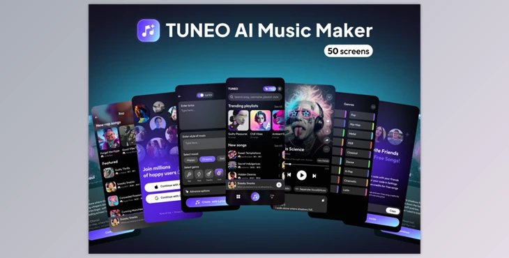 UI8 - Download Tuneo AI Music Maker