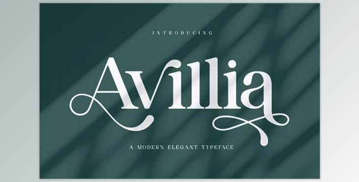 Download Avillia - Elegant Serif Font (CreativeMarket 291426149)