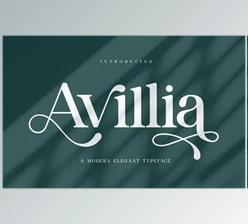 Download Avillia - Elegant Serif Font (CreativeMarket 291426149)