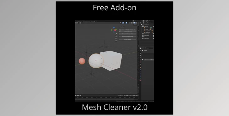 Gumroad - Download DECODED's Mesh Cleaner v2.0 for Blender