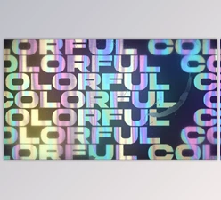 Download Colorful Holo Typography (Videohive 57927214)