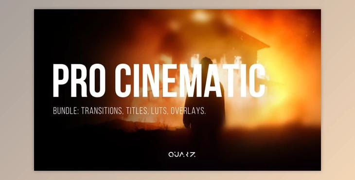 Download Pro Cinematic Bundle for After Effects – Transitions, Titles, LUTs, Overlays (Videohive 57926900)