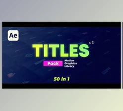 Download 50 Titles Pack (Videohive 57922905) - AE Project