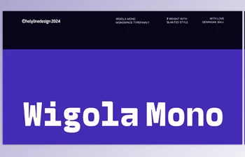 Download Wigola Mono - Monospace <span class='badge badge-warning'>Family</span> (CreativeMarket 290967319)