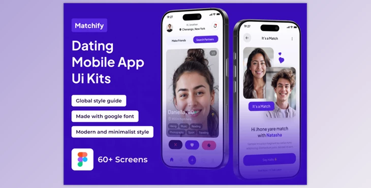 UI8 - Download Matchify - Dating Premium UI KIts App