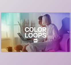 Download Premium Overlays Color Loops (Videohive 57896055) - AE Project