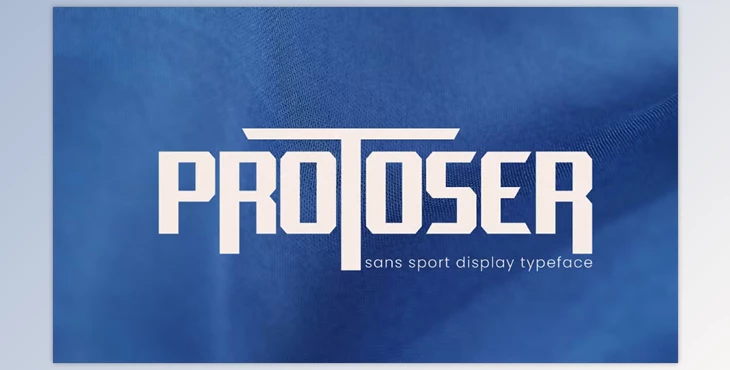 Download Protoser - Sports Font (CreativeMarket 291441037)