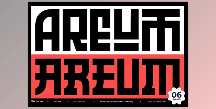 Download AREUM Display Font (CreativeMarket 291455253)