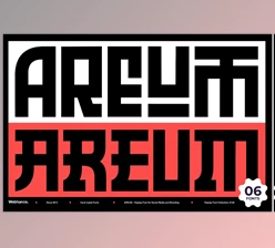 Download AREUM Display Font (CreativeMarket 291455253)