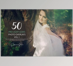 Artstation - Download 50 Pro Light Leaks Photo Overlays - Vol. 1