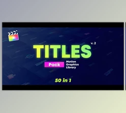 Download Titles Pack | Final Cut Pro (Videohive 57951289)