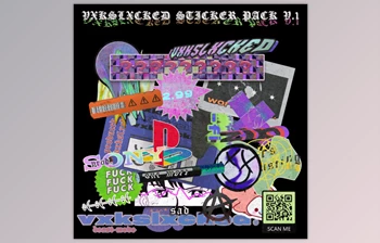 Gumroad - Download VXKSLXCKED STICKER <span class='badge badge-warning'>PACK</span> V.1