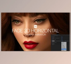 Download Face 3D Horizontal Camera Animator (Videohive 58088978) - AE Project