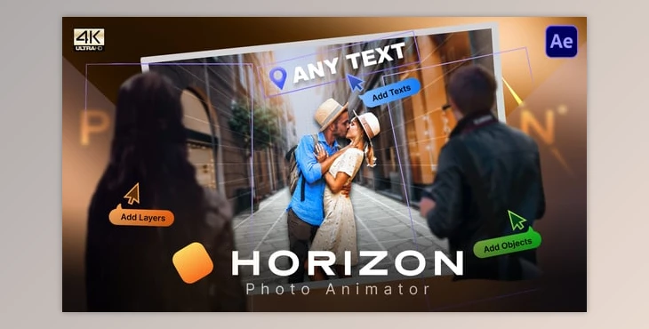 Download Photomotion Horizon - 3D Photo Animator (Videohive 58089188) - AE Project