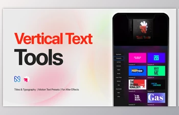 Download Vertical Text Tools - <span class='badge badge-warning'>Titles</span>, <span class='badge badge-warning'>Typography</span>, Reels, Call Outs (<span class='badge badge-warning'>Videohive</span> 58055756) - AE <span class='badge badge-warning'>Project</span>