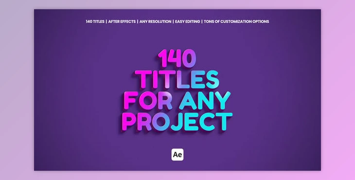 Download Titles For After Effects (Videohive 57941762) - AE Poject