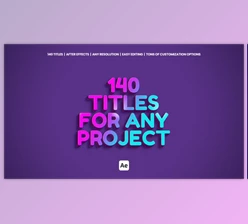 Download Titles For After Effects (Videohive 57941762) - AE Project