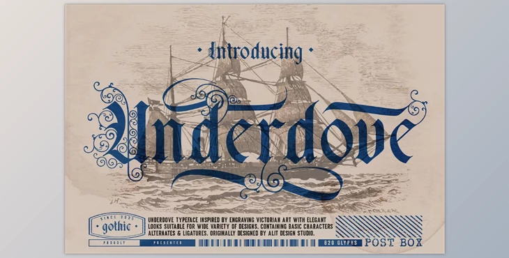 Download Underdove Typeface (Creative Market 291430634)