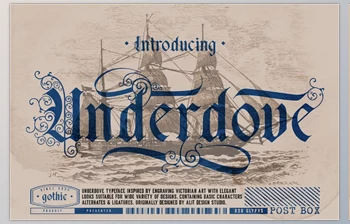 Download Underdove <span class='badge badge-warning'>Typeface</span> (Creative Market 291430634)