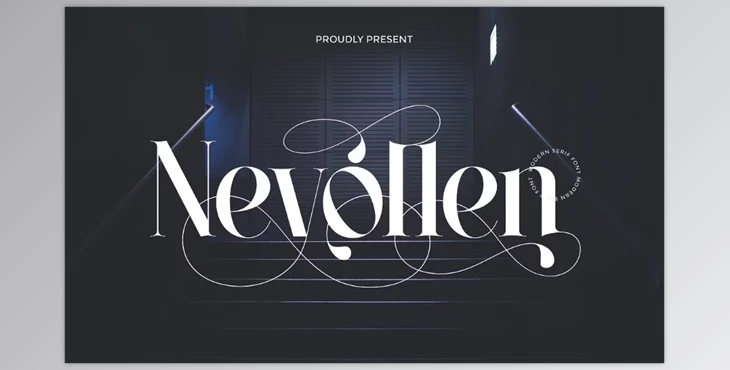Download Nevollen - Modern Serif Font (Creative Market 291468671)