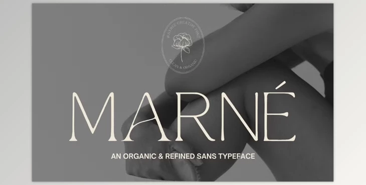 Download MARNÉ – Modern Organic Sans Serif (Creative Market 291476437)
