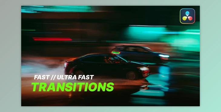 Download Ultra Fast Transitions for Davinci Resolve (Videohive 56335594)